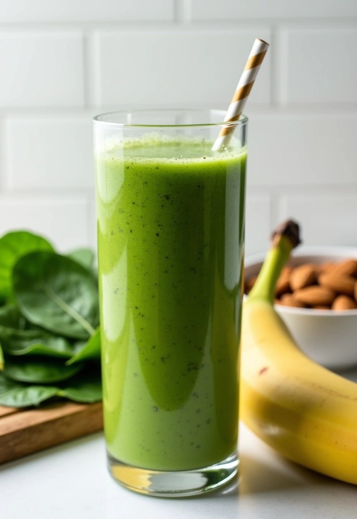10 Healthy Smoothie Recipes You Can Make in 5 Minutes! - 1. Classic Green Smoothie