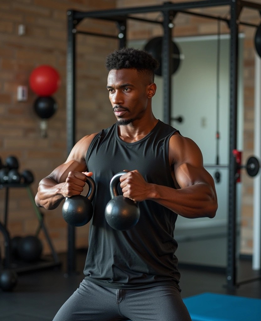 11 Awesome Strength Exercises for Your Home Gym - 8. Kettlebell Swings