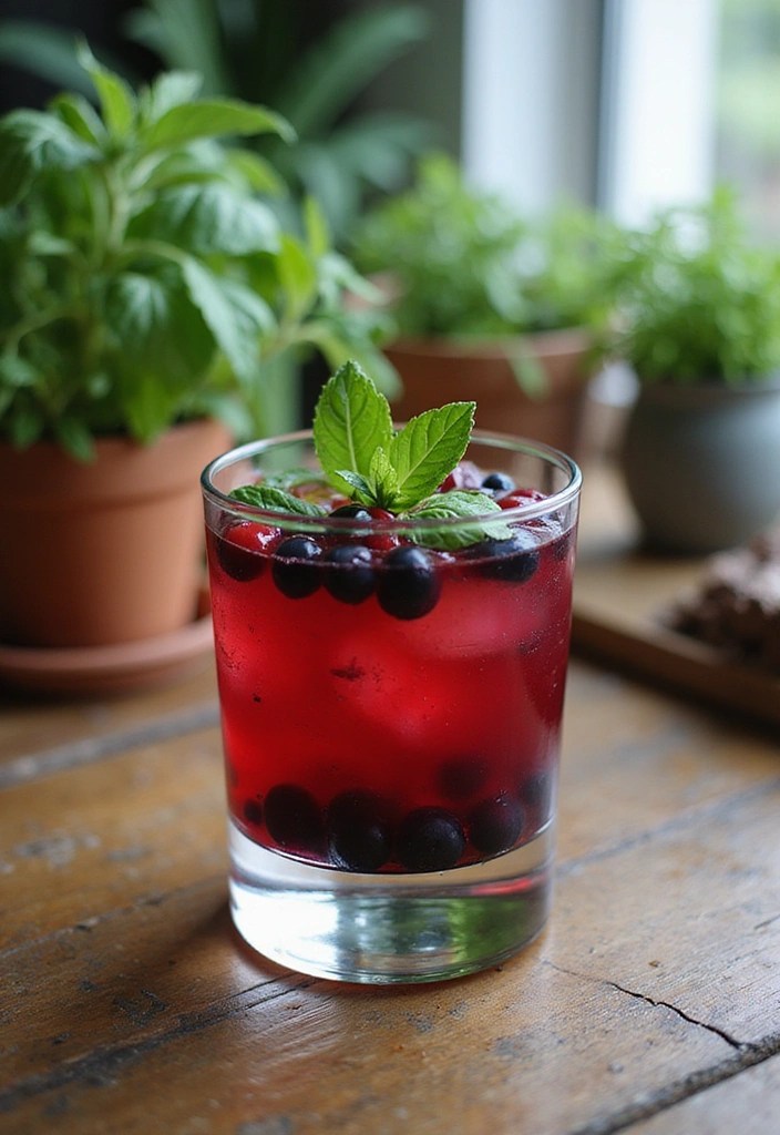 12 Guilt-Free Low-Cal Cocktails That Are Perfect for Your Next Party! - 2. Berry Basil Smash