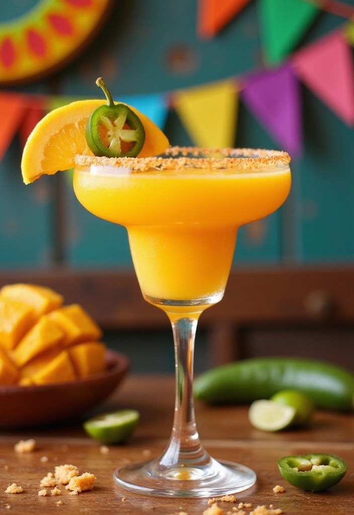 12 Guilt-Free Low-Cal Cocktails That Are Perfect for Your Next Party! - 6. Spicy Mango Margarita
