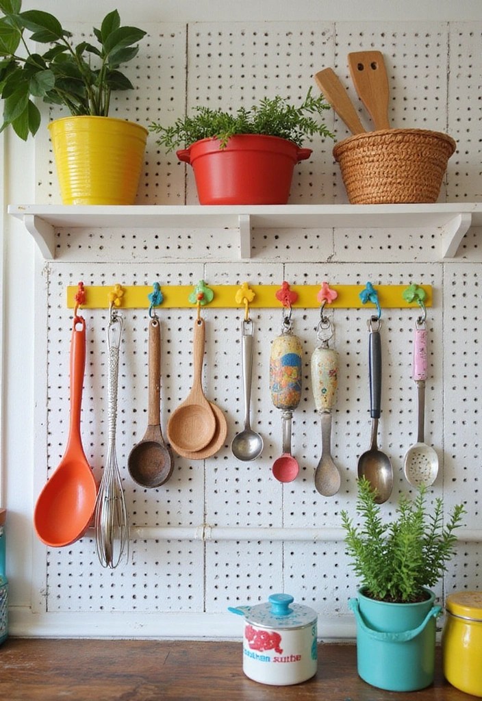 15 Genius DIY Storage Solutions That Will Organize Your Home and Elevate Your Style! - 2. Stylish Pegboard Organizer