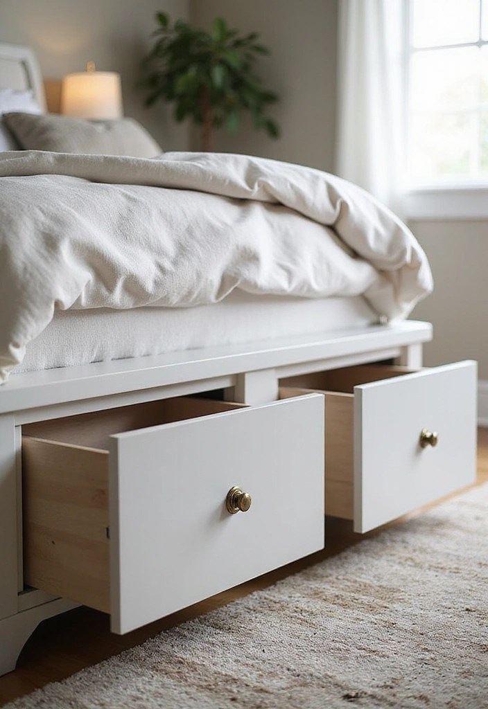 15 Genius DIY Storage Solutions That Will Organize Your Home and Elevate Your Style! - 3. Elegant Under-Bed Storage Drawers