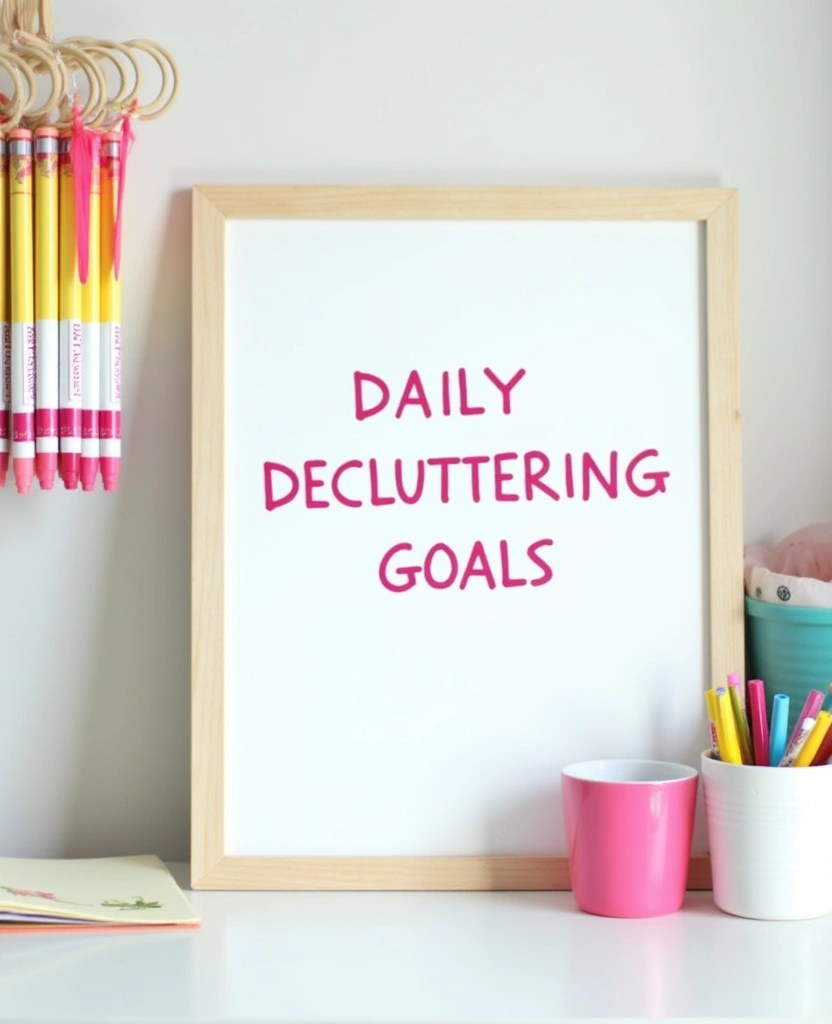 20 Decluttering Tips To Effectively Simplify Your Life - 15. Set Daily Decluttering Goals