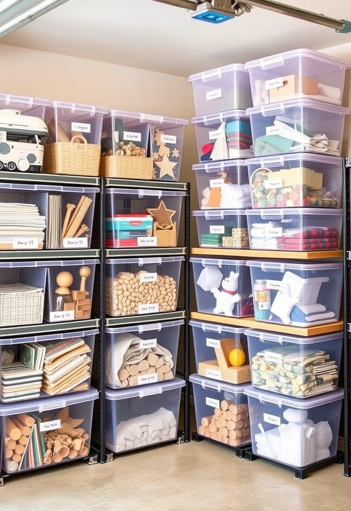 20 Decluttering Tips To Effectively Simplify Your Life - 4. Use Clear Storage Bins