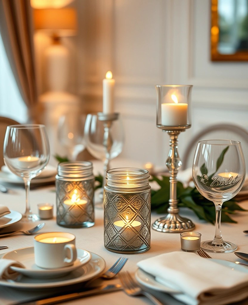 21 Ridiculously Easy DIY Home Decor Projects (Even Your Pet Could Do #9!) - 10. DIY Candle Holders