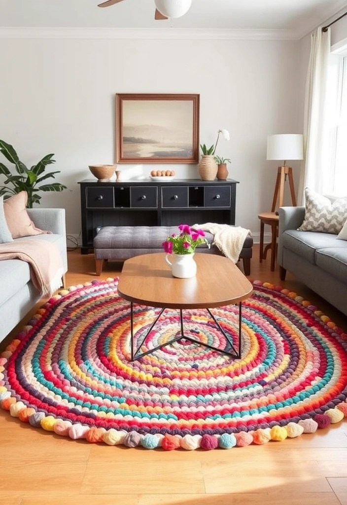 21 Ridiculously Easy DIY Home Decor Projects (Even Your Pet Could Do #9!) - 16. Easy DIY Rugs
