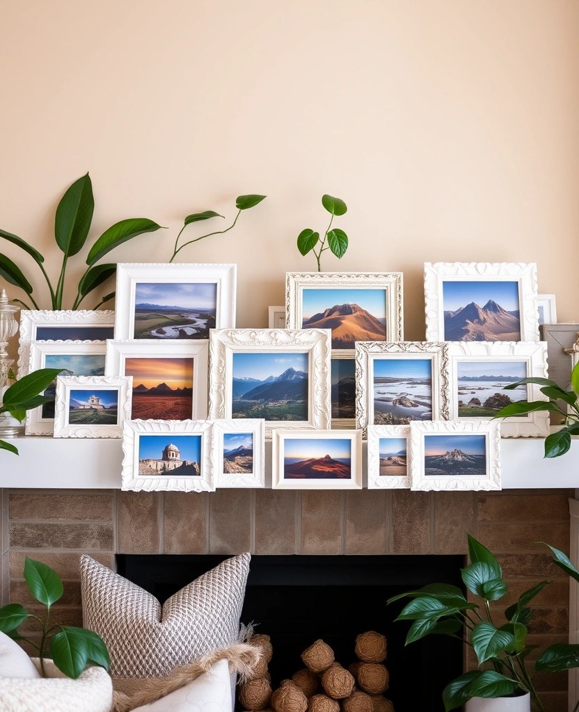 21 Ridiculously Easy DIY Home Decor Projects (Even Your Pet Could Do #9!) - 6. Personalized Photo Frames