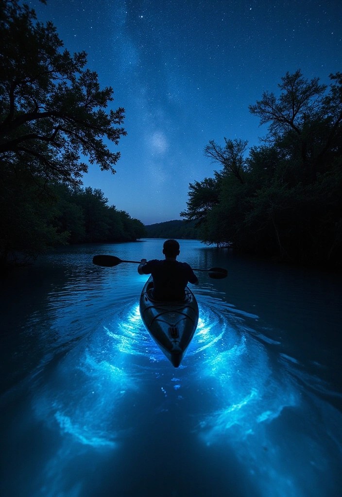9 Thrilling Outdoor Escapes to Add to Your Bucket List Adventures! - 2. Kayaking in the Bioluminescent Bay, Puerto Rico