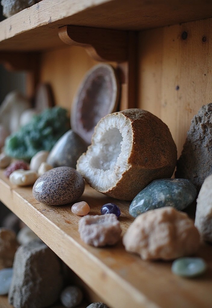 13 DIY Castlecore Projects That Will Transform Your Home Into a Fairytale Kingdom! - 13. Gemstone Decor Accents