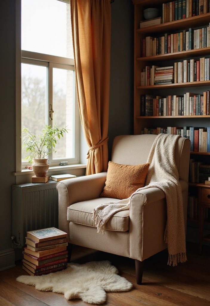 13 DIY Castlecore Projects That Will Transform Your Home Into a Fairytale Kingdom! - 8. Cozy Reading Nook